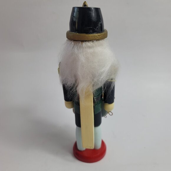 Vintage Santa's Workbench Nutcracker Toy Soldier in Uniform with Drums - Picture 3 of 11
